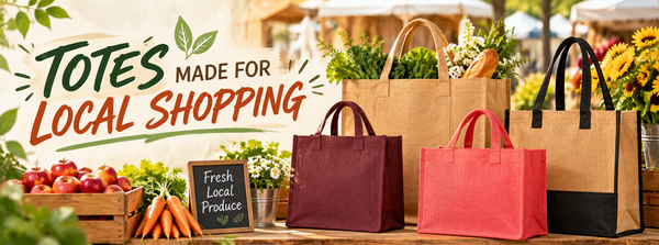 Wholesale Jute Tote Bags for Farmers' Markets and Local Retailers