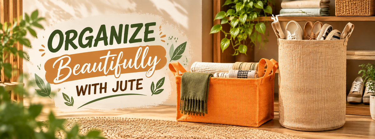 How to Use Jute Storage Baskets to Organize Shoes, Accessories and Linens