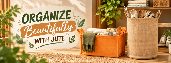 How to Use Jute Storage Baskets to Organize Shoes, Accessories and Linens