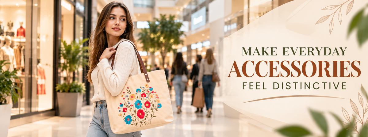 Wholesale Embroidered Canvas Bags: How Boutiques Can Build a Distinctive Accessory Range
